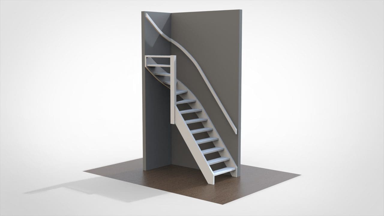 Bovenkwart trap links - 5