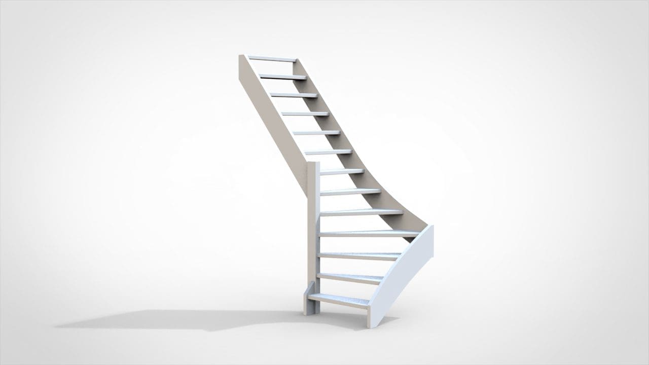 Onderkwart trap links