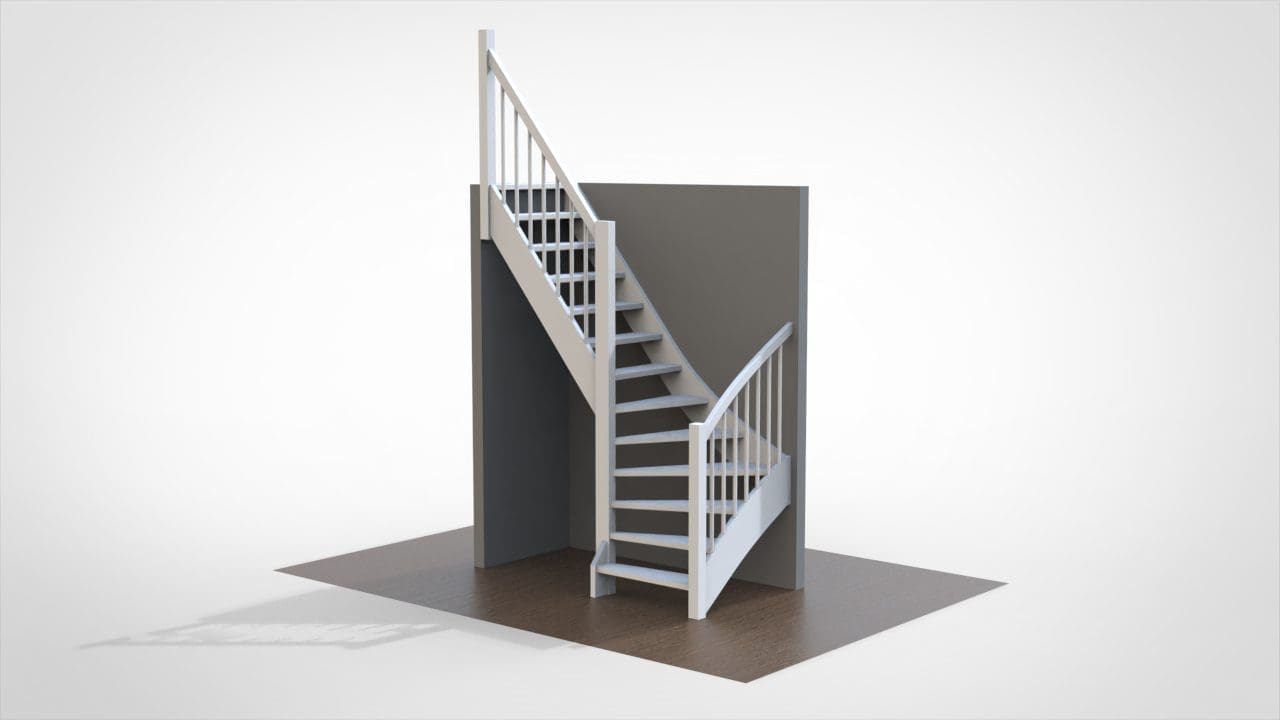 Onderkwart trap links - 3