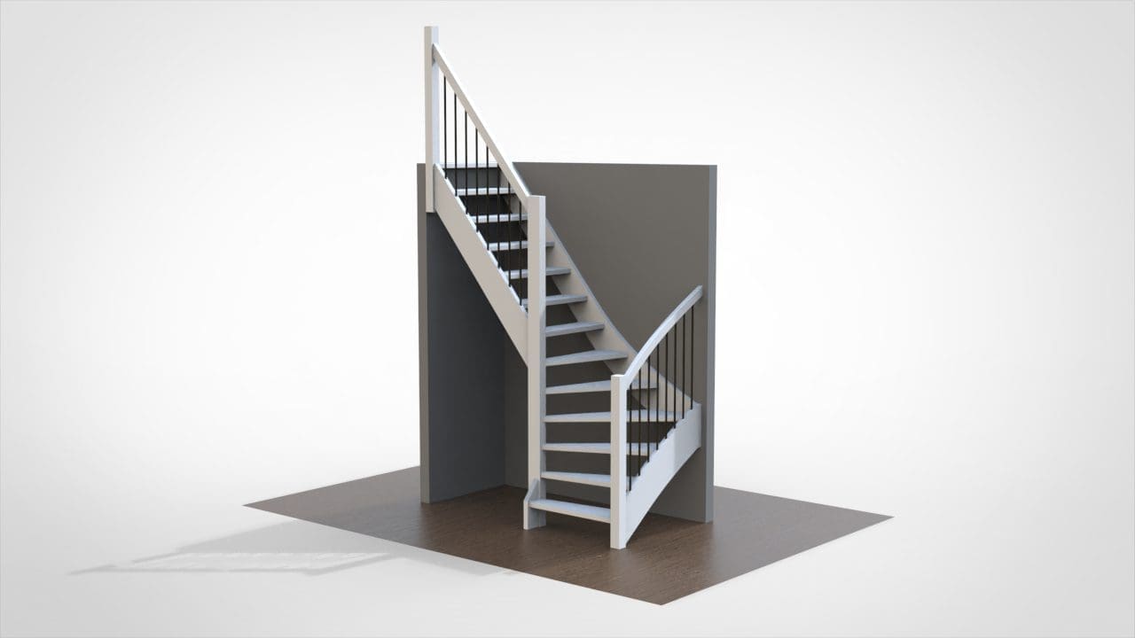 Onderkwart trap links - 4