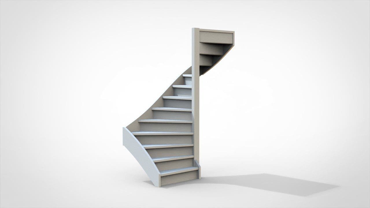 Halveslag trap rechts - 2