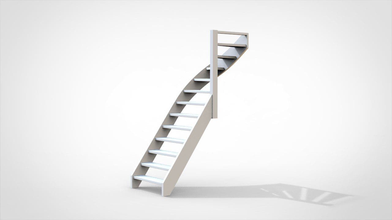 Bovenkwart trap rechts